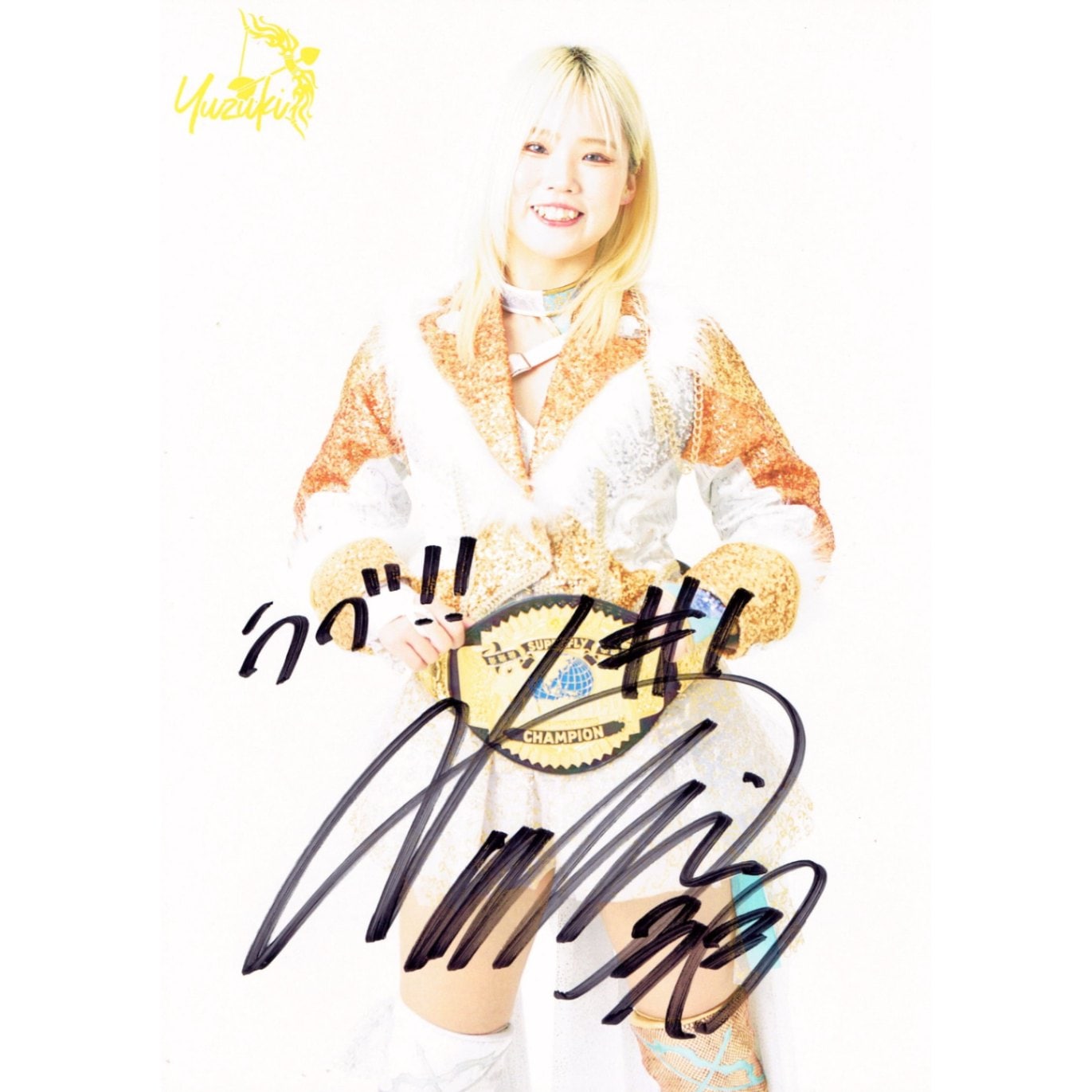 ビクトリア弓月 #1 マリーゴールド ポートレート 直筆サイン入り