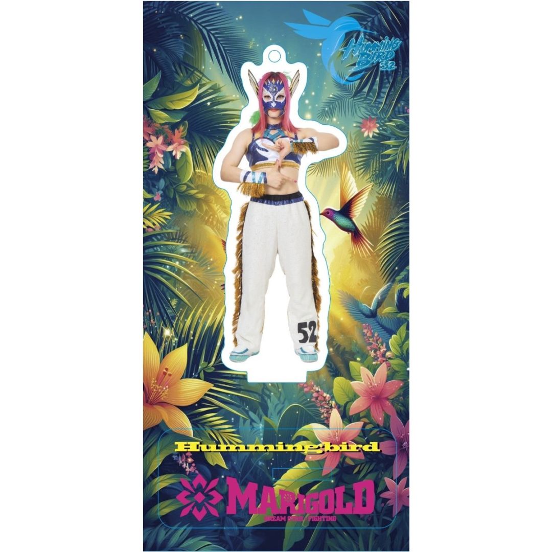 ハミングバード #52 マリーゴールド アクリルキーチェーン | アクリル