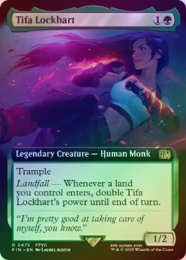 ラスト一枚【Foil】(473)□拡張アート□ティファ・ロックハート 希少
