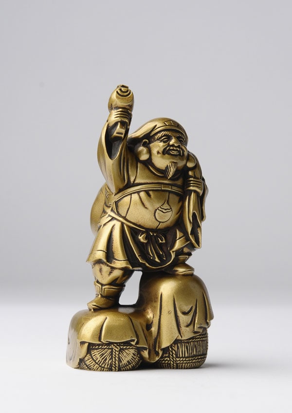 仏像】大黒天 合金製 古美色仕上げ 牧田秀雲原型 | 開運・縁起物