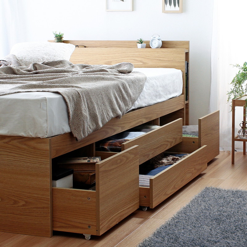 シングル】大容量収納 チェストベッド/オムニア【OMNIA】｜ベッド