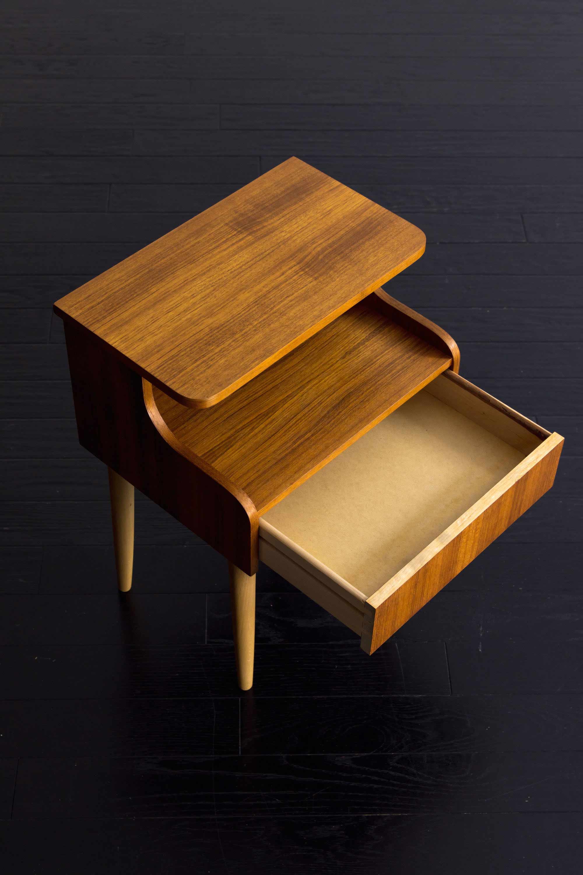 ベッドサイドテーブル 北欧ヴィンテージ家具の通販