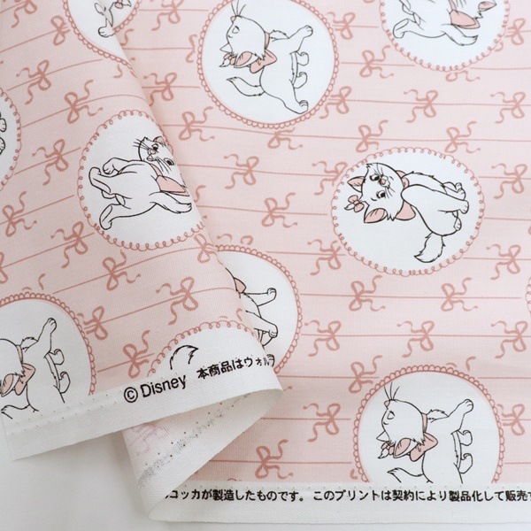生地 2025 ディズニー BTS おしゃれキャット マリー オックス ピンク