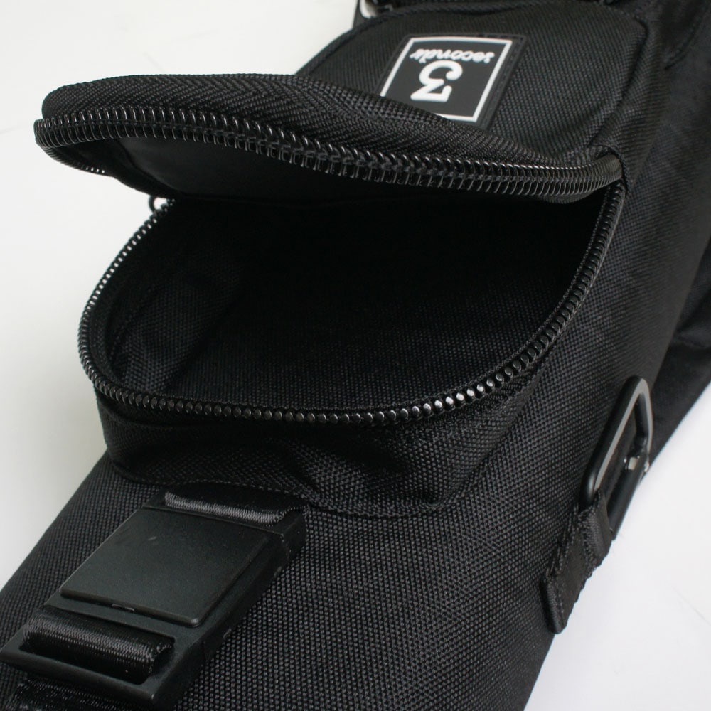 スリーセカンズ キューケース ハード ブラック/黒 2B4S (バット2本