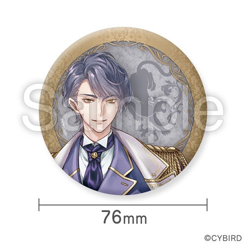イケメン王子 76mm缶バッジ クラヴィス＝ルルーシュ IFCダイヤモンド