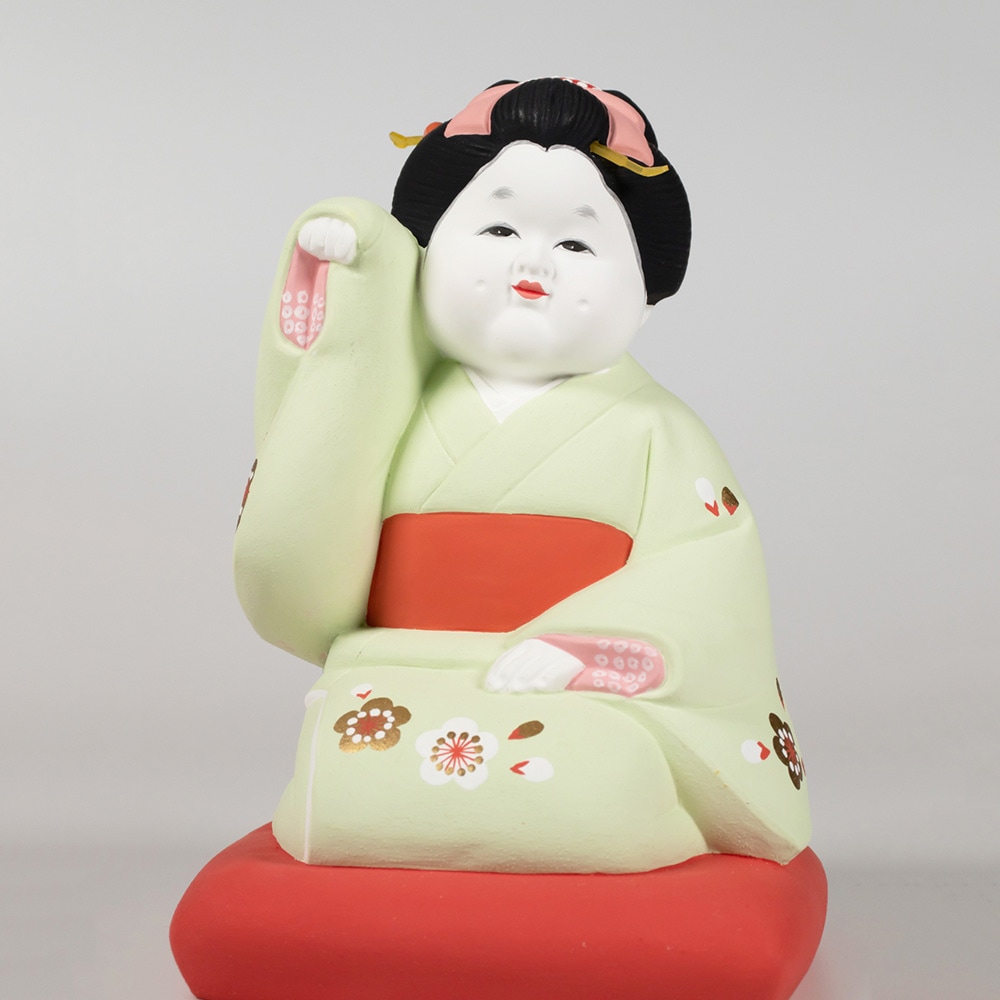 招きお福さん 芳巳作 | 工芸品,博多人形 | 日本各地の工芸品を販売