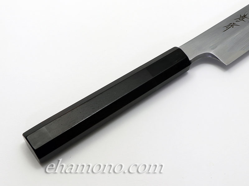 堺孝行 青龍 青二鋼ダマスカス 切付柳刃270