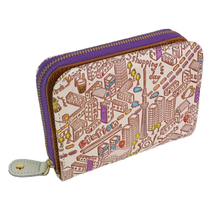 友禅文庫 マップ ラウンドファスナー二つ折り財布｜e-mono（イーモノ）