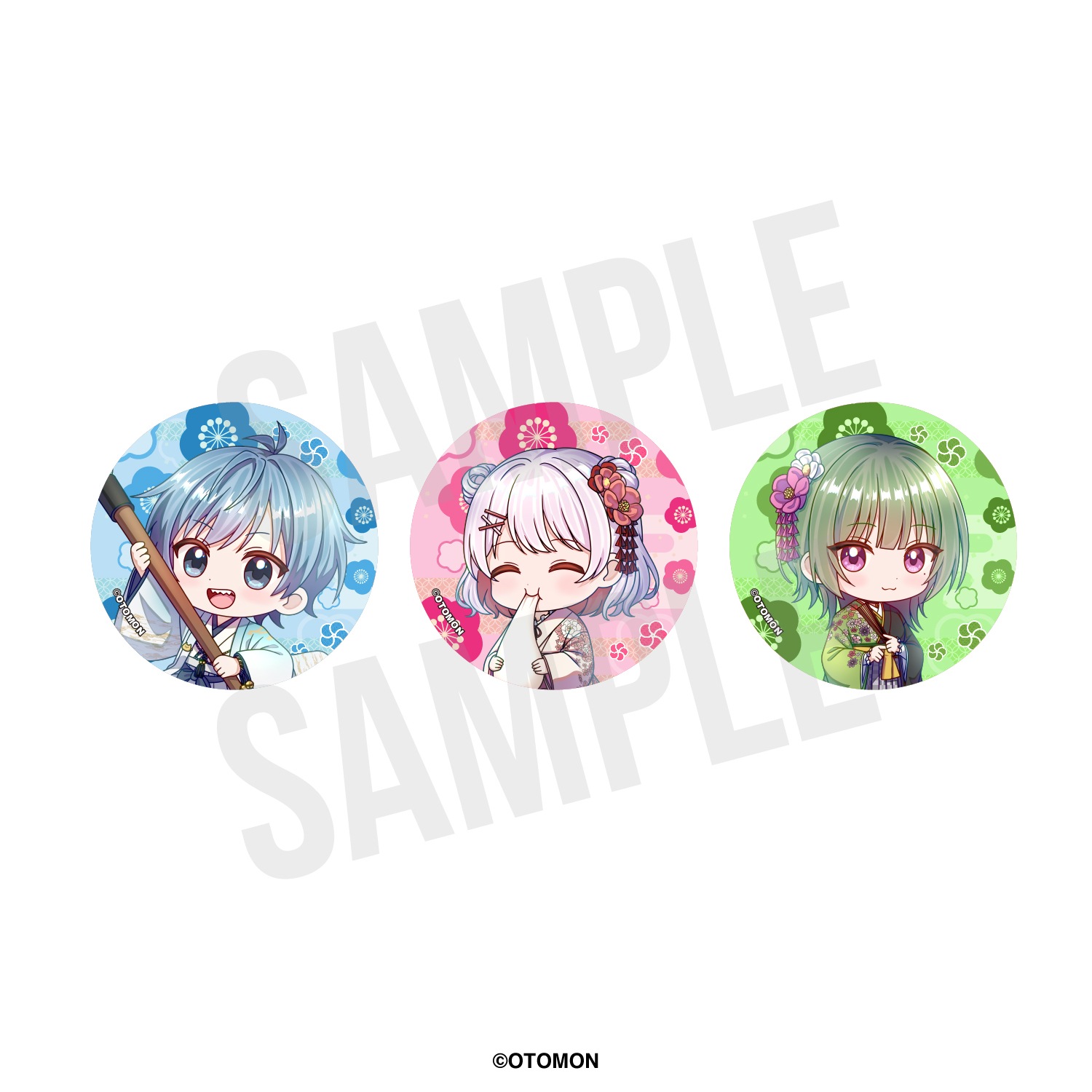 おともんランダム缶バッジ 2026年新年ver. | おとなりモンスター