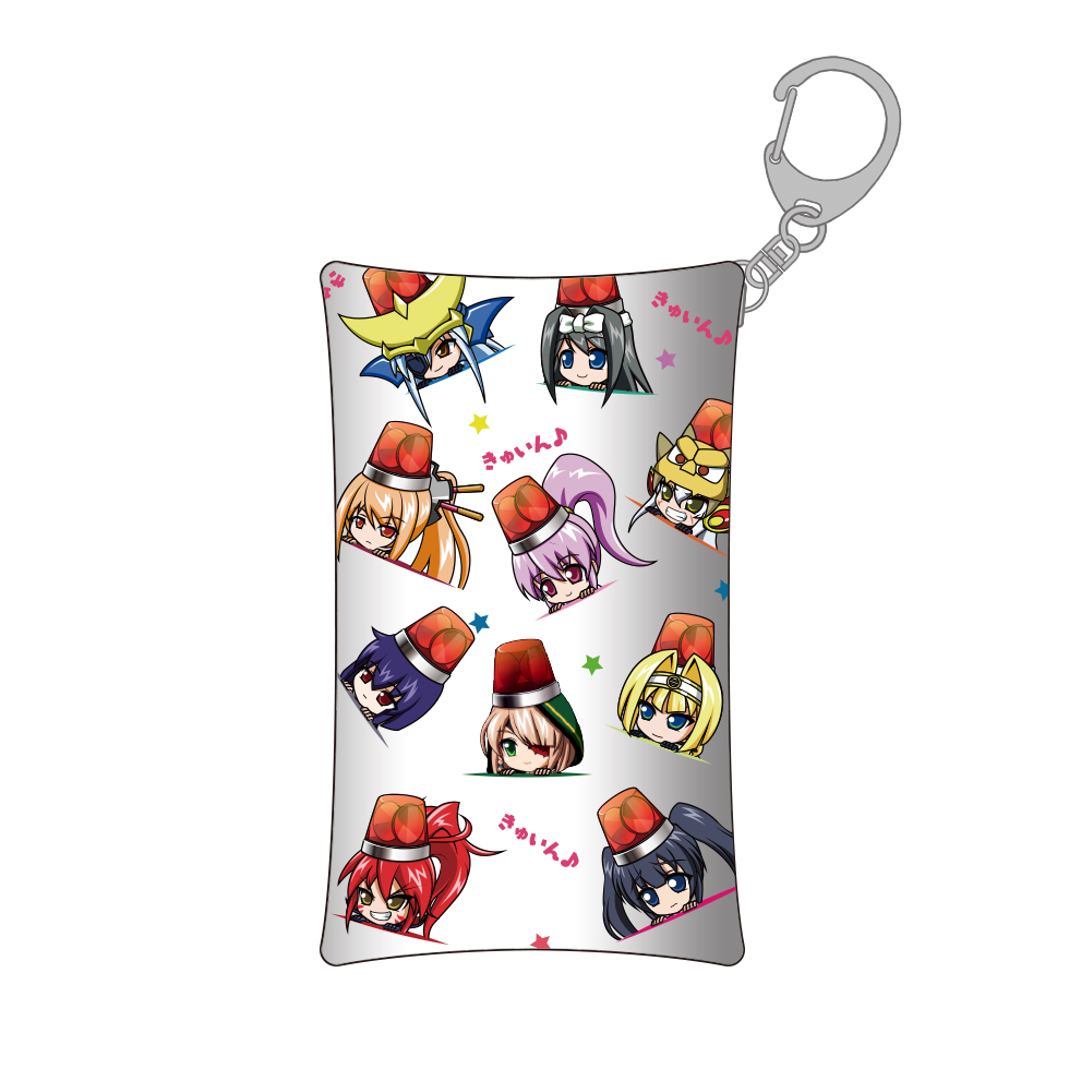 戦国乙女 クリアポーチキーホルダー【きゅいんアタック】 | キュイン萌ーる
