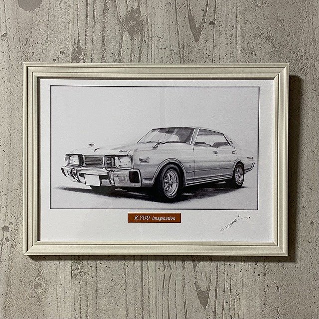 330 セドリック 【鉛筆画】イラスト A4サイズ 額入り｜創作品モール あるる