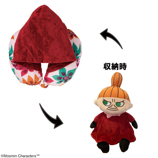 MOOMIN ムーミン リトルミイピロー フード付きネックピロー | タオル