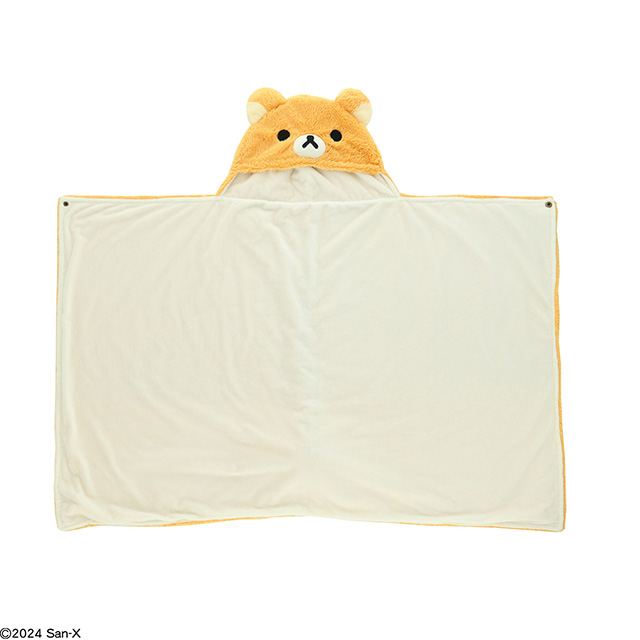 リラックマ なりきりもこもこリラックマ フード付きブランケット
