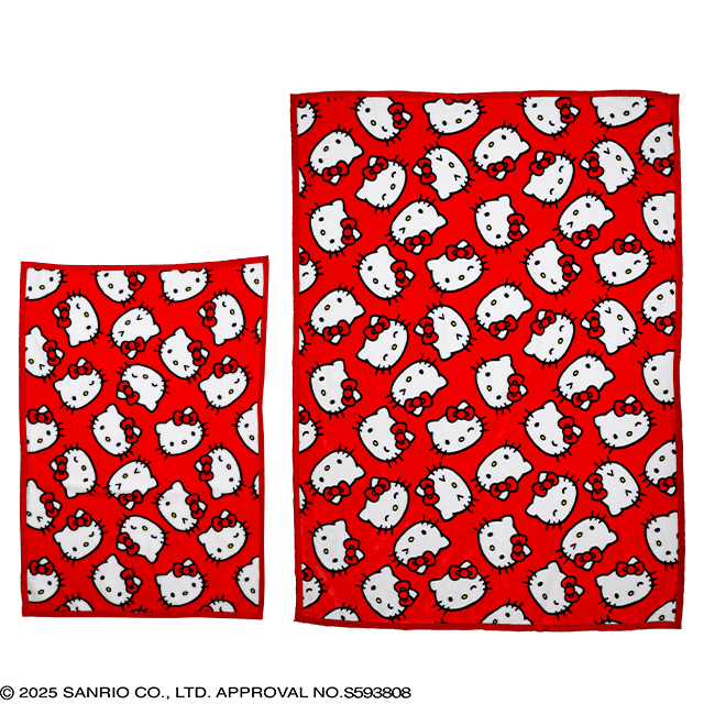 サンリオ ハローキティ フェイシーズ ハローキティ ハーフ毛布/毛布