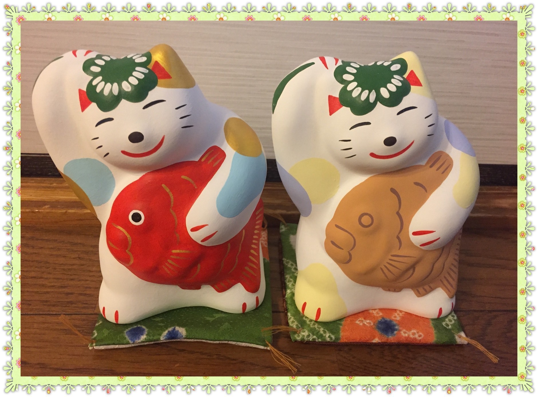 輪葉葉（幸運の招き猫）の1月限定のねこについてMARYの日記