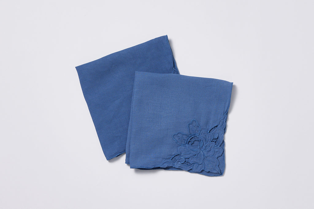 ブルーのランチョンマット 2枚セット | FIGARO Marché