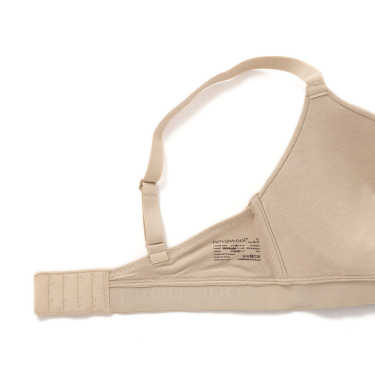 one nova | ワンノバ [nova wool® melty plus] 3D Wireless Bra (FEMALE)
