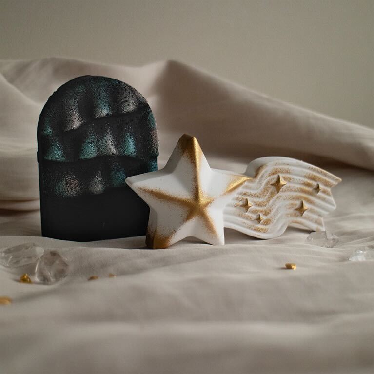 shooting star stone | 流れ星のアロマストーンオブジェ《香る