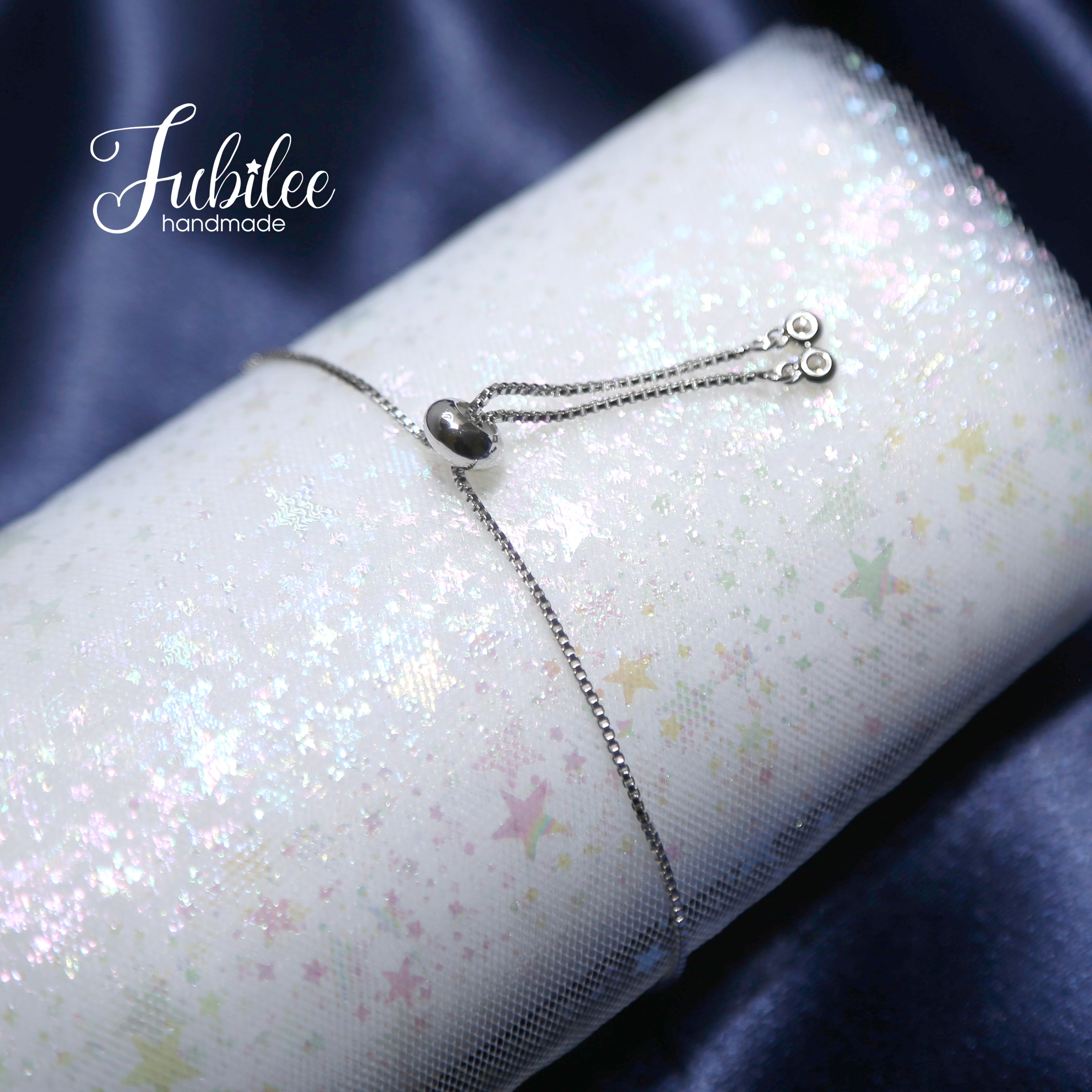 月と星のスライダーブレスレット – 宙フェス夜市