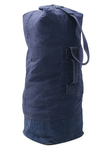 USAF(米空軍) 60's ブルー コットンダッフルバッグ/シングルストラップ