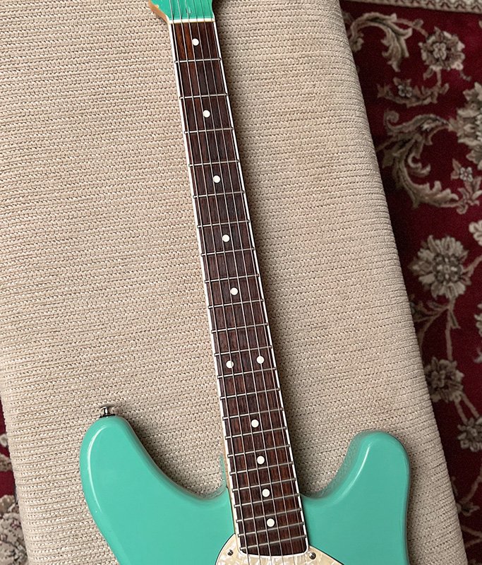USED Squier Vista Series Venus Surf Green 1997 w/ Gig Bag - Matt's