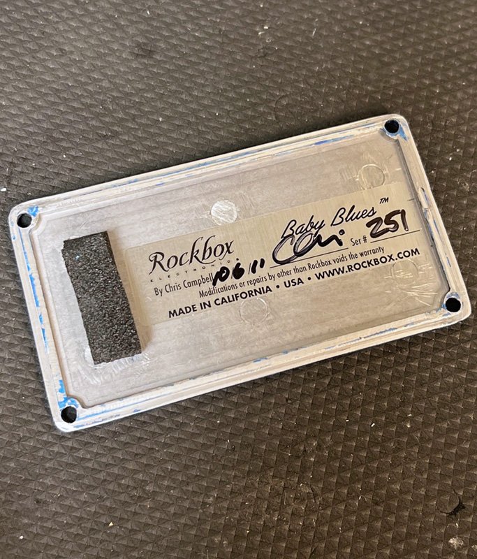 USED Rockbox Baby Blues Distortion & Boost Pedal 2011