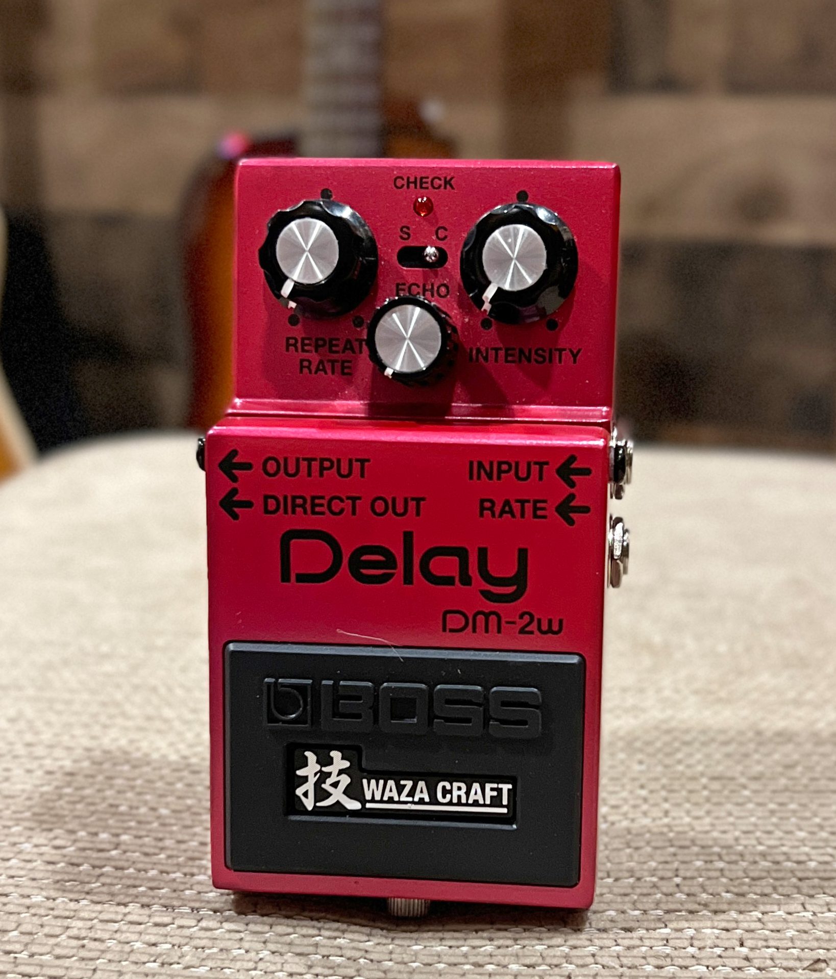 USED Boss DM-2W Waza Craft Analog Delay Pedal, Made in Japan