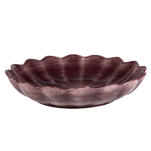 カレー皿にも。オイスターボウル丸深皿24cm | マテュースの卸販売