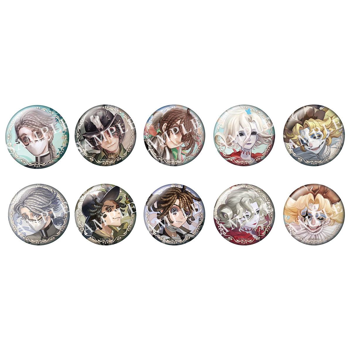 第五人格 アイコニック トレーディング 缶バッジ 1.5 ～コンプリート