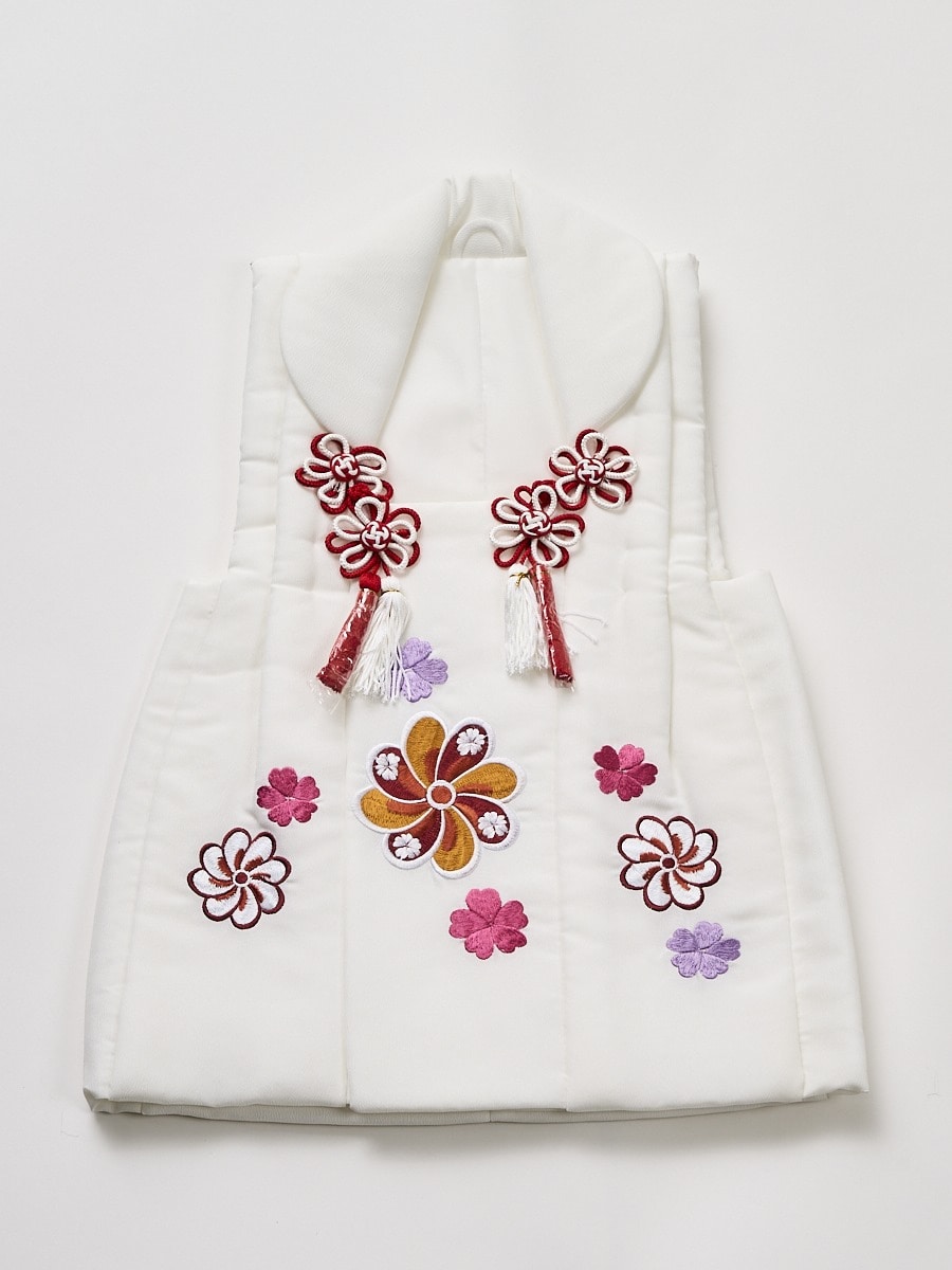 七五三 被布コート 】 ねじり菊(FREE ホワイト): ふりふ ｜ミマツ