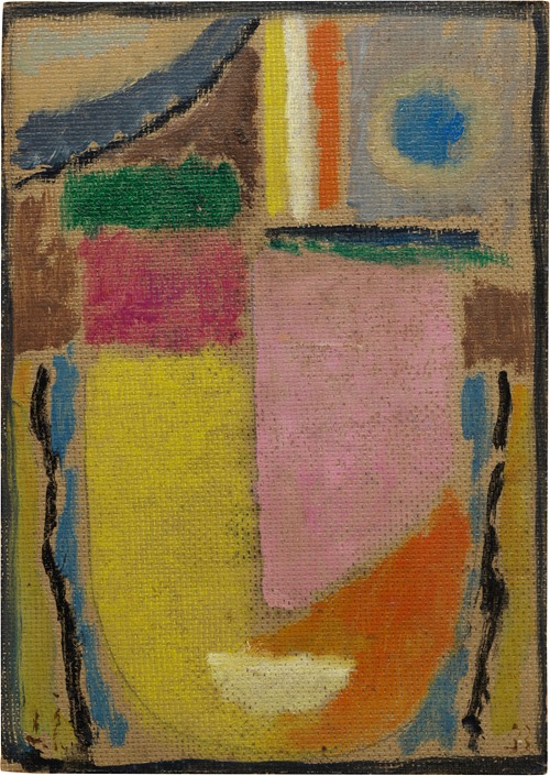 Landschaft mit Bäumen - Artvee