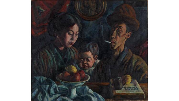 小出楢󠄀重 新しき油絵