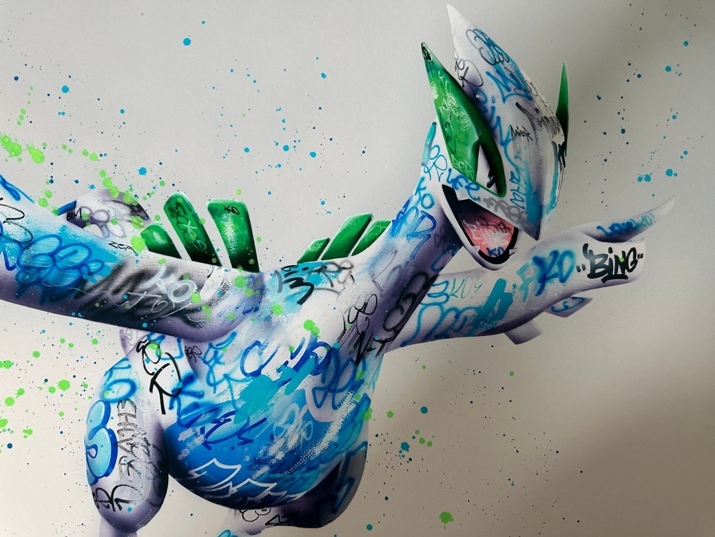 ▷ The shining Vandalized Lugia Emerald by Onemizer, 2021 | Screen