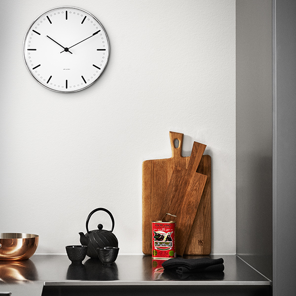 Arne Jacobsen AJ City Hall wall clock, 29 cm | Finnish Design Shop