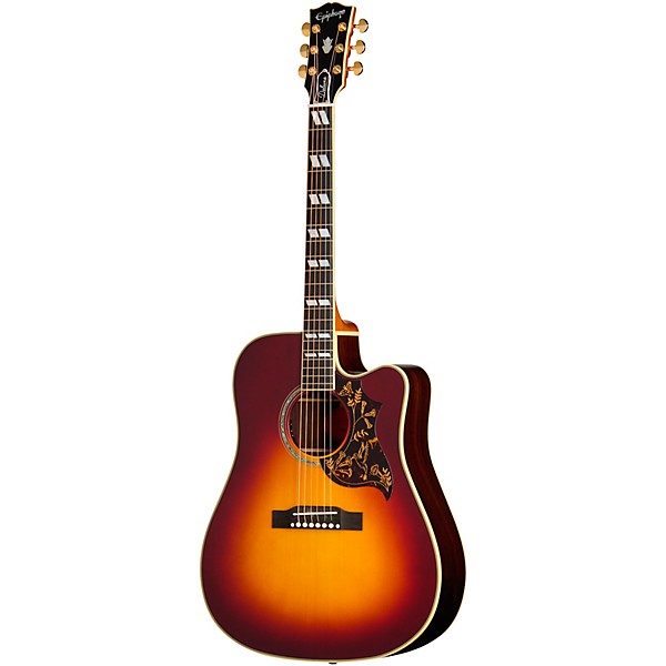 Epiphone Inspired by Gibson Custom Hummingbird Deluxe EC Acoustic