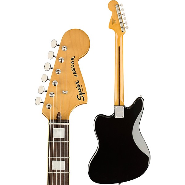Squier Classic Vibe '70s Jaguar Electric Guitar Black | Guitar Center