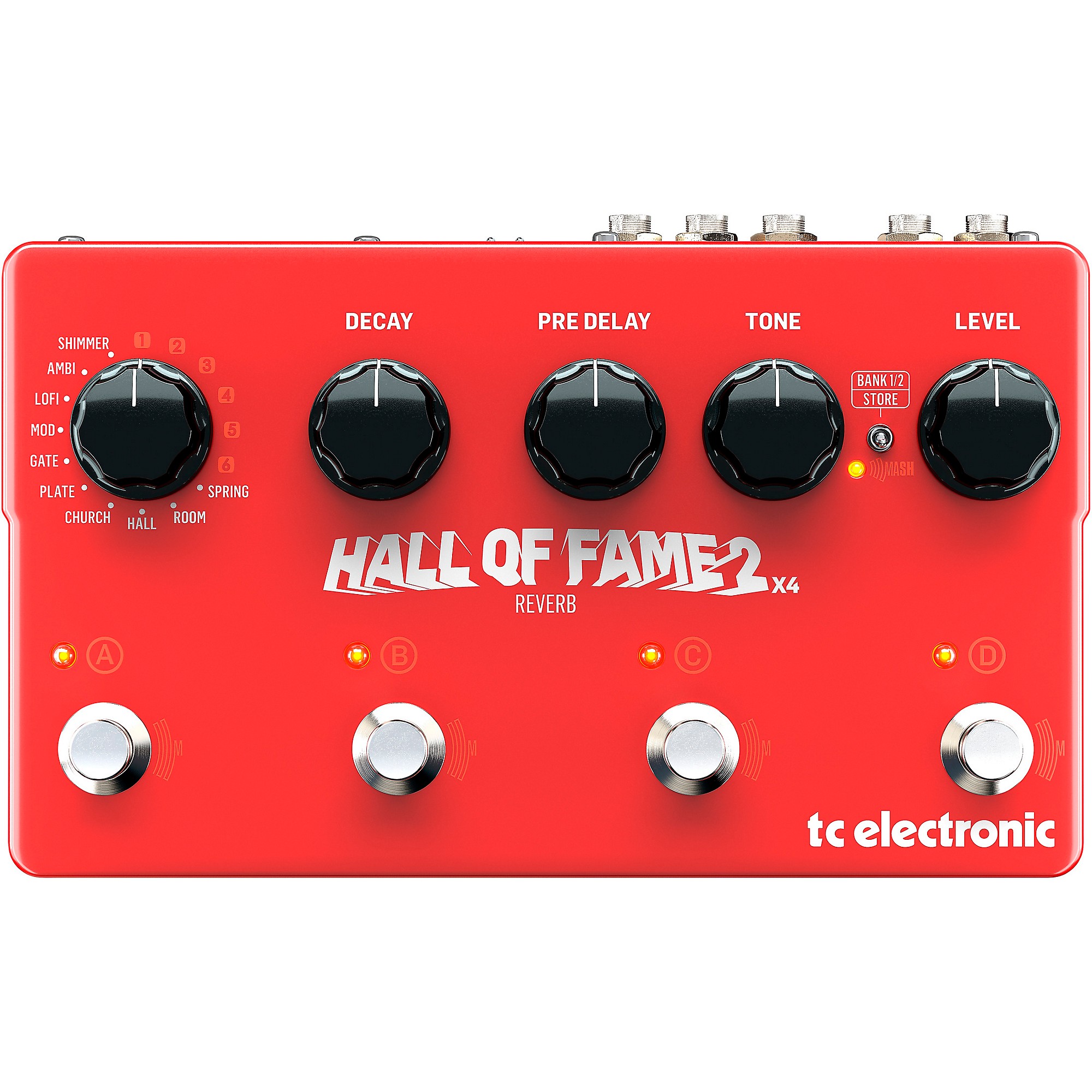 TC Electronic Hall of Fame 2 X4 Reverb Guitar Effect Pedal