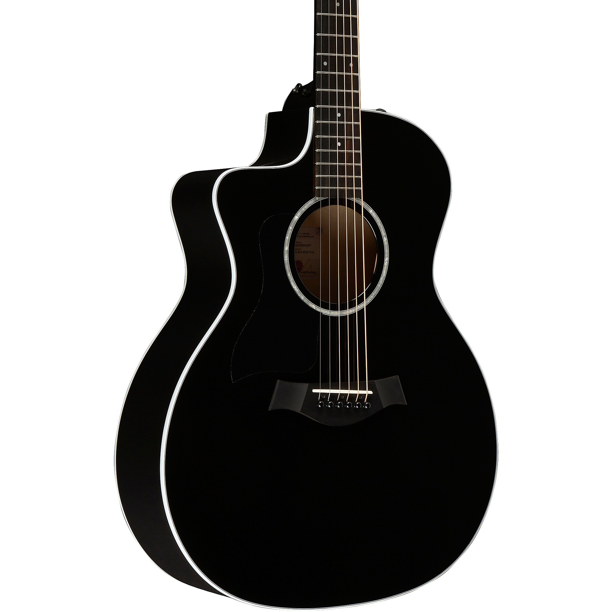 Taylor 214ce BLK Plus Grand Auditorium Left-Handed Acoustic