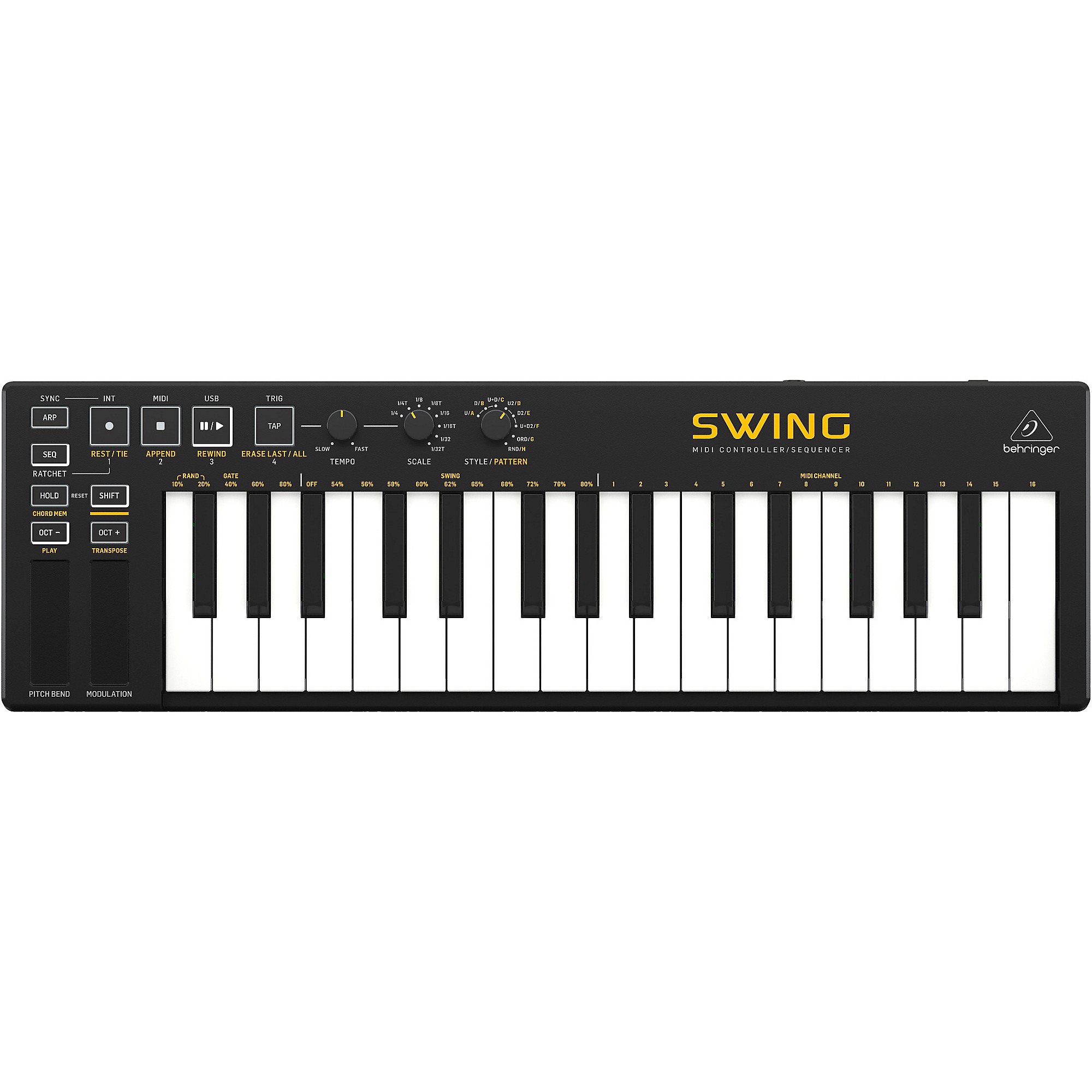 Behringer Swing 32-key USB MIDI Keyboard Controller | Music & Arts