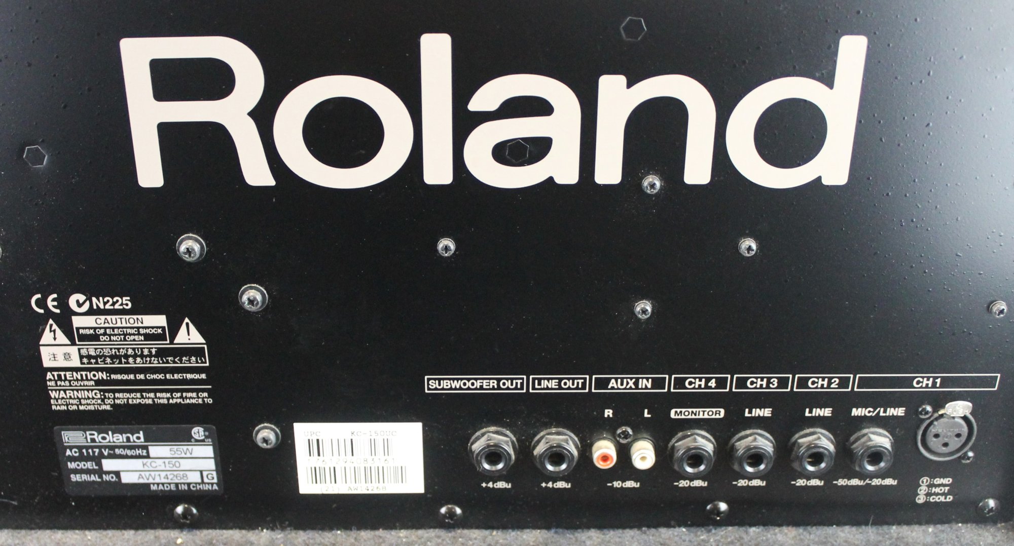 6647 - Navy Blue Roland KC-150 - 4-Channel Mixing Keyboard Amplifier