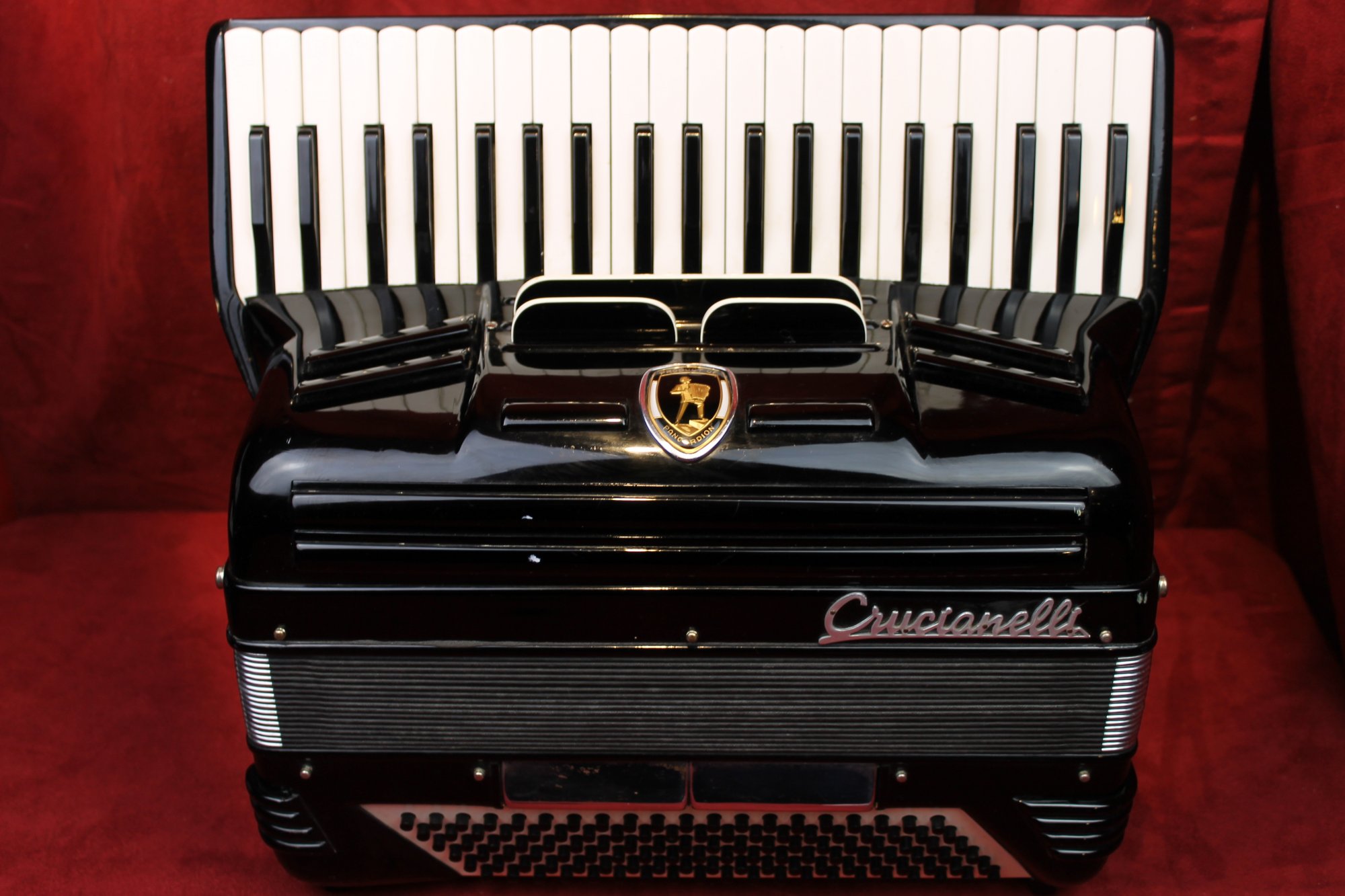2849 - Black Crucianelli Piano Accordion LM 41 120