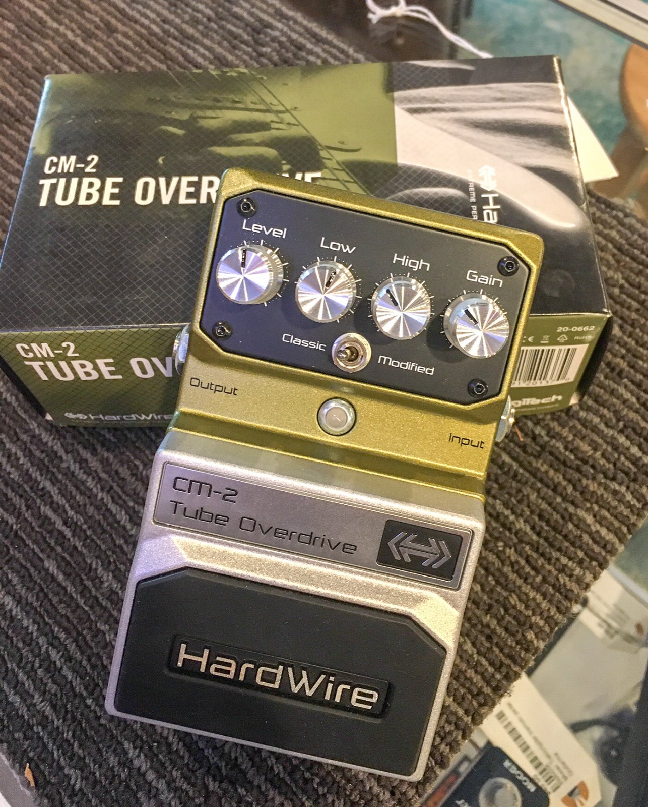 Hardwire CM-2 Tube Overdrive pedal