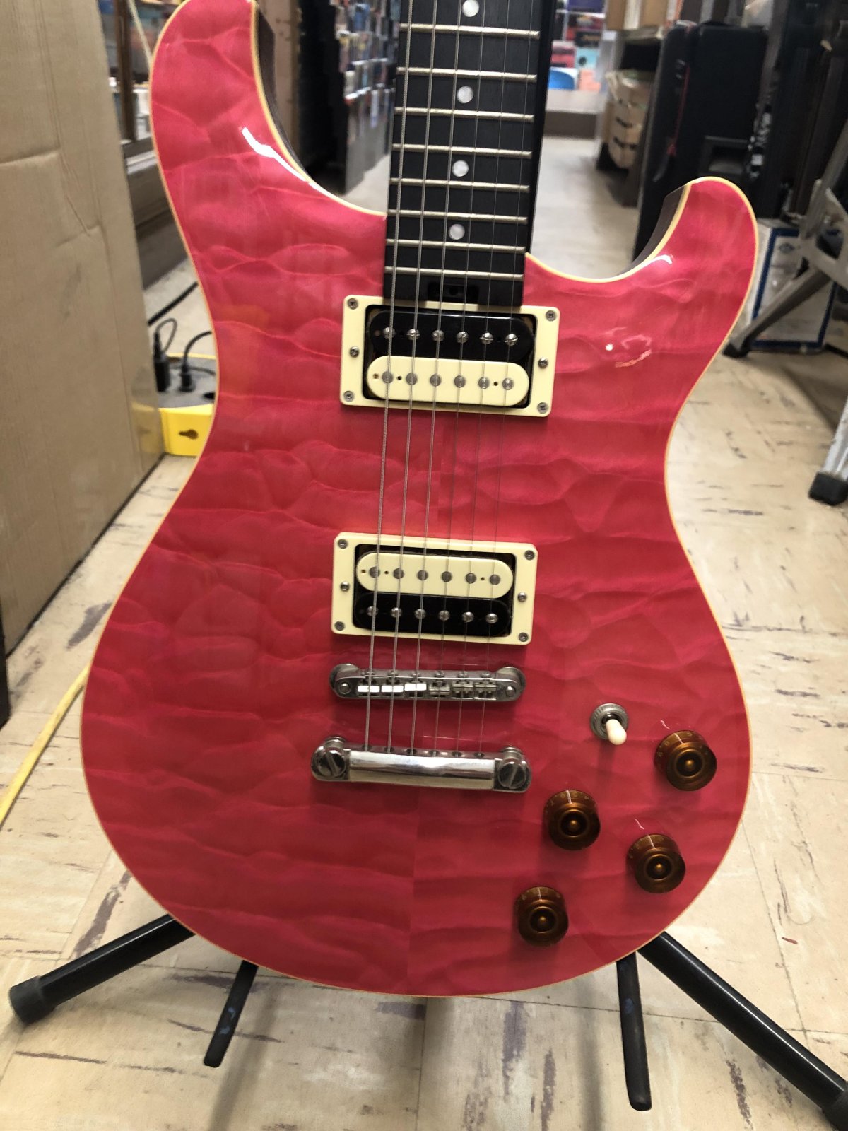 Greco EW-88 Translucent Pink Electric Guitar