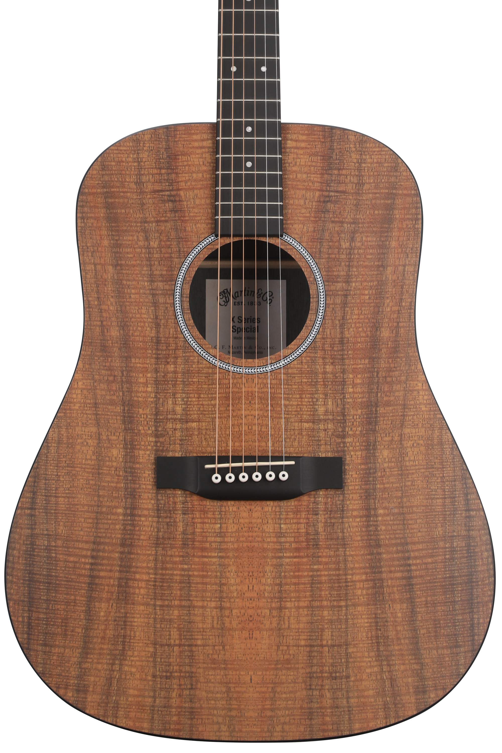 Martin X Series Koa Special Dreadnought Acoustic Guitar - Natural