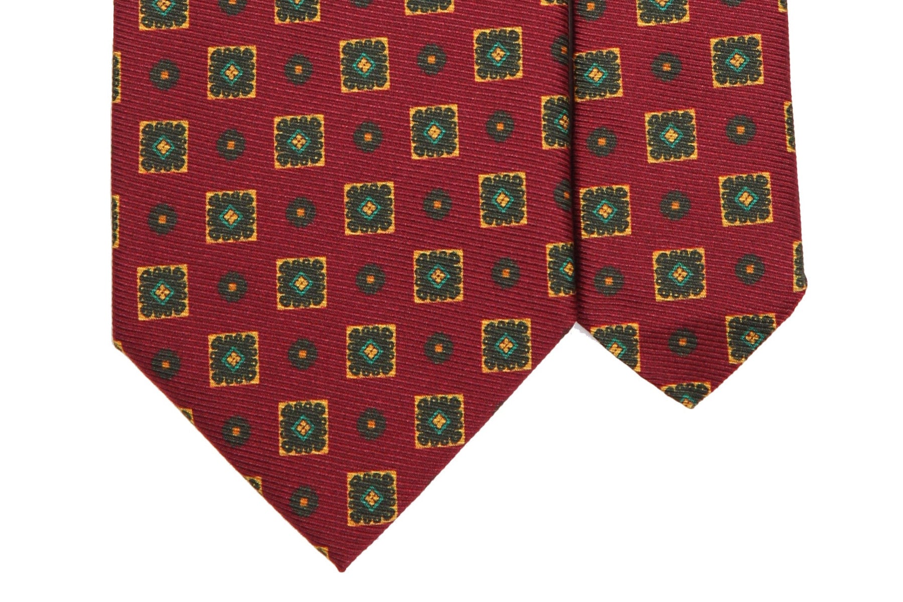 ラスト1点！】BLUE LABEL ネクタイ ◇ シルク ◇ エンジ×小紋