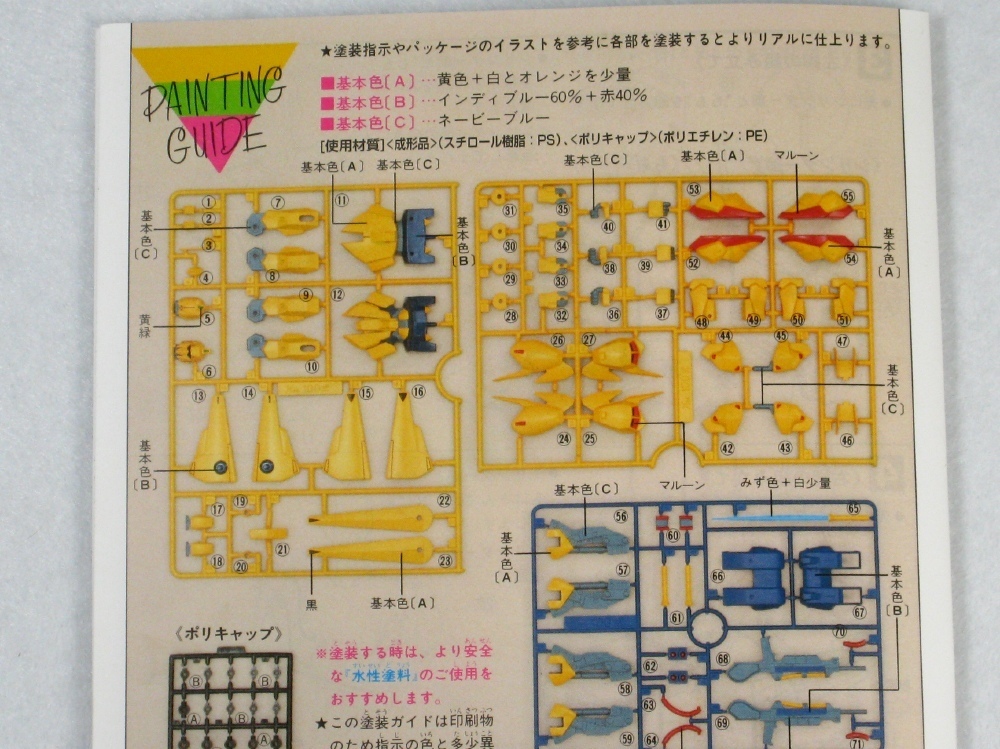 バンダイ 1/144 百式 旧キット レビュー おまけ・新旧比較: Treasure