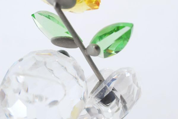 Amazon.co.jp: スワロフスキークリスベアクマひまわりクリスタル置物