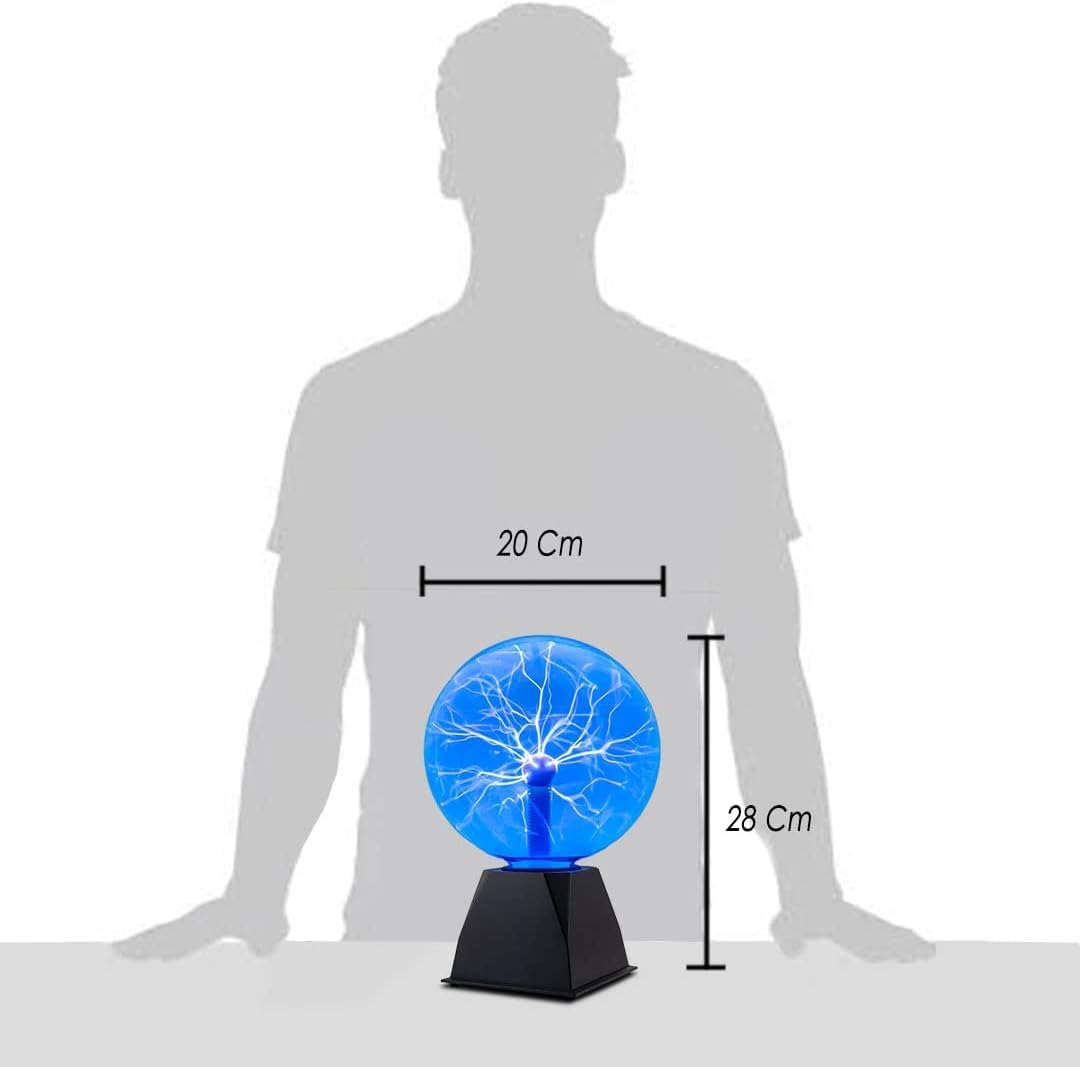 Amazon.co.jp: 8インチブループラズマボール、静電気ボール、タッチ