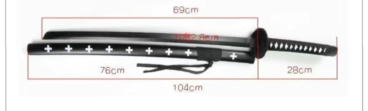 Amazon.co.jp: トラファルガー・ロー 鬼哭 太刀 死の外科医 コスプレ