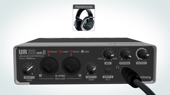 Steinberg UR22MKII 2-Channel USB Interface : Steinberg Software